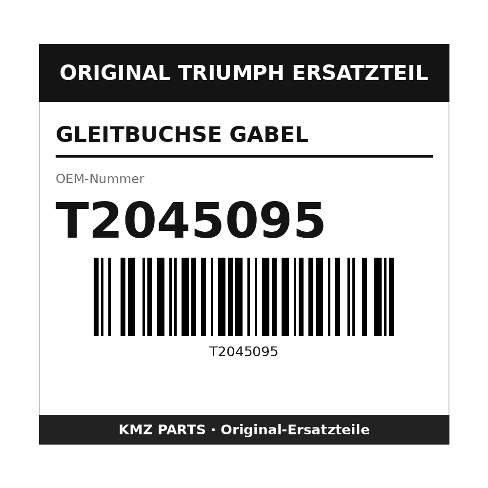 Triumph Gleitbuchse Gabel T2045095