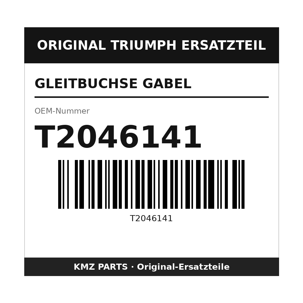 Triumph Gleitbuchse Gabel T2046141