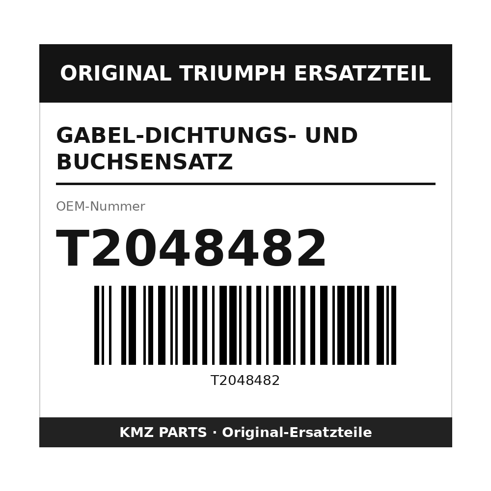 Triumph Gabel-Dichtungs- und Buchsensatz T2048482