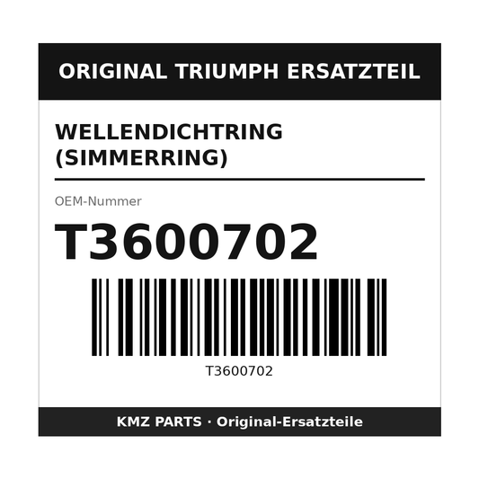 Triumph Wellendichtring (Simmerring) T3600702