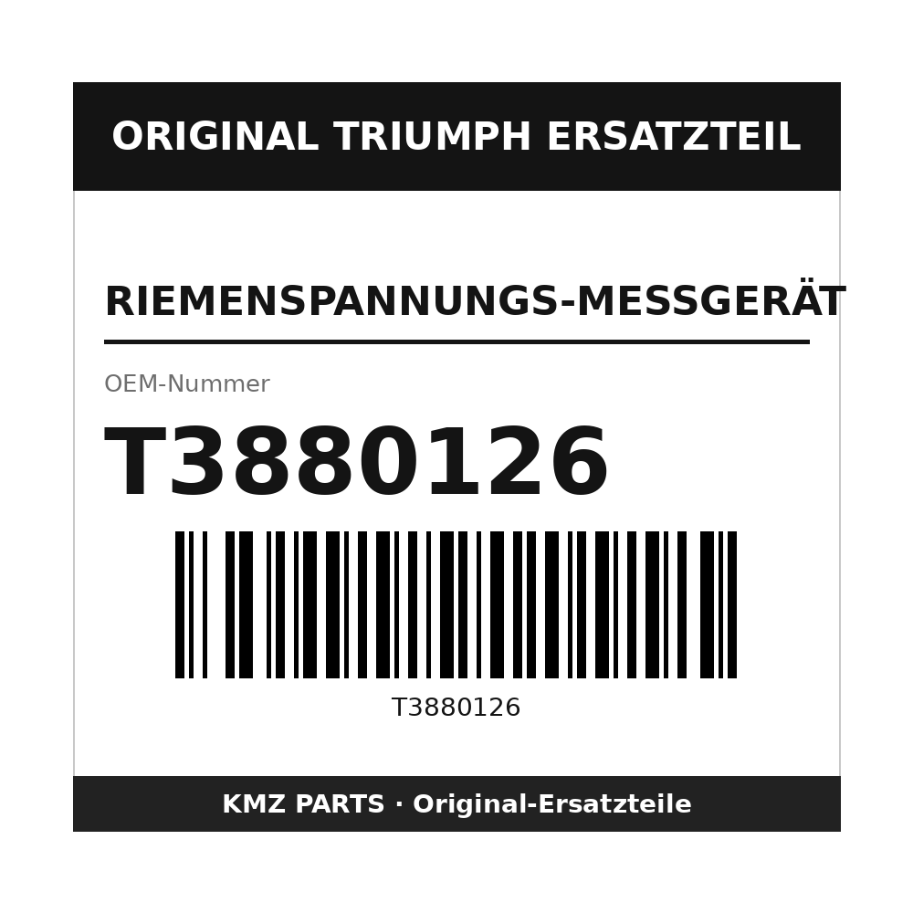 Triumph Riemenspannungs-Messgerät T3880126