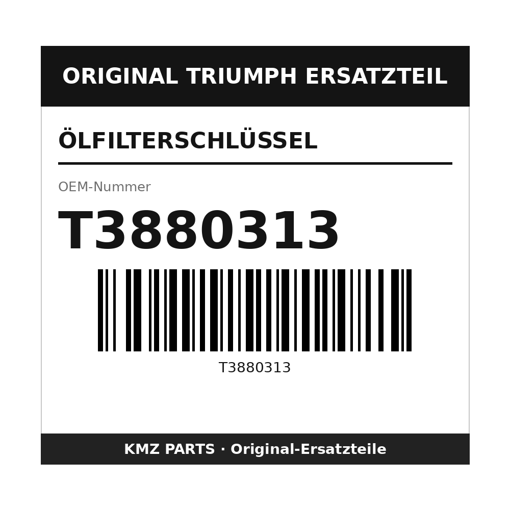Triumph Ölfilterschlüssel T3880313