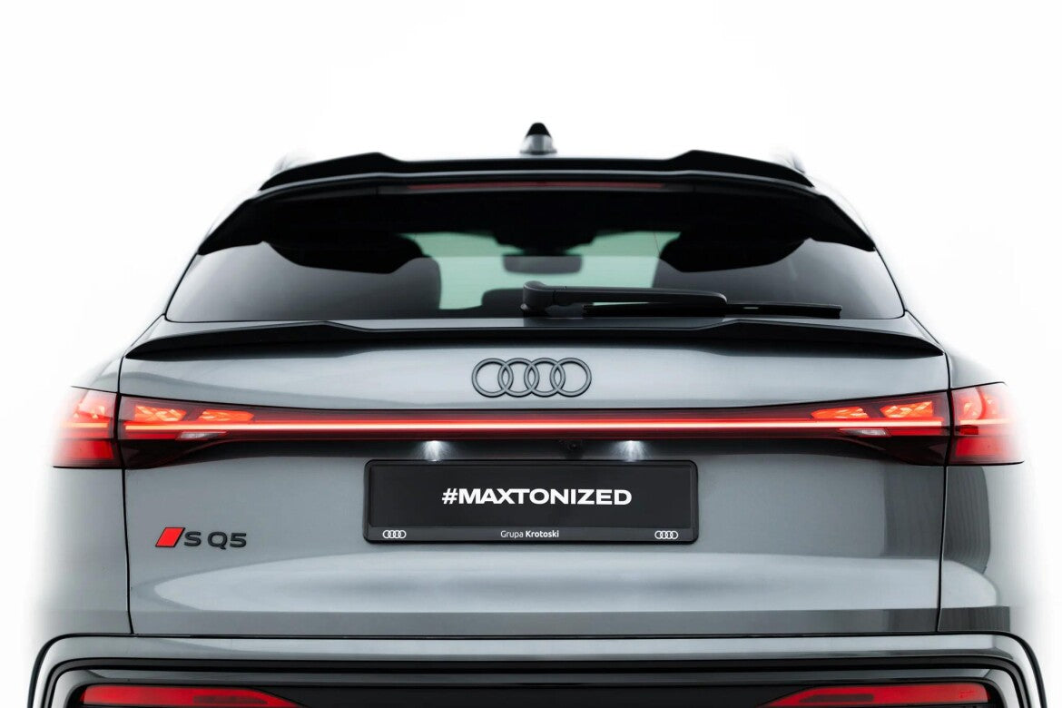 Unterer Heckspoiler Lippe passend für Audi SQ5 / Q5 S-Line Sportback Mk3 schwarz Hochglanz