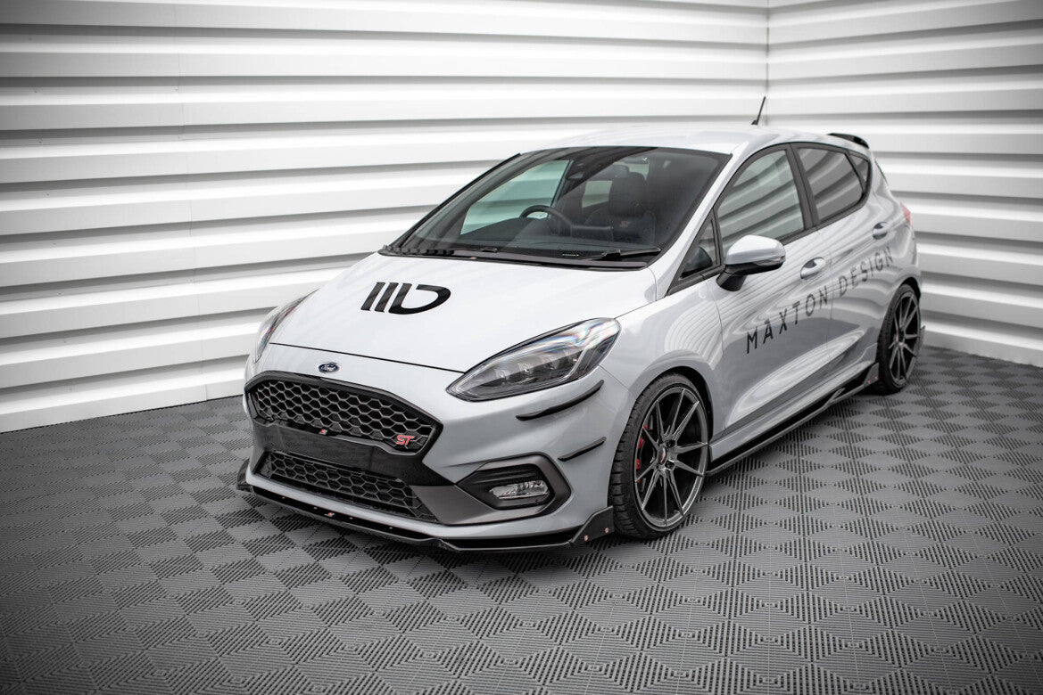 Verlängerung Motorhaube passend für Ford Fiesta Standard/ ST-Line/ ST schwarz Hochglanz