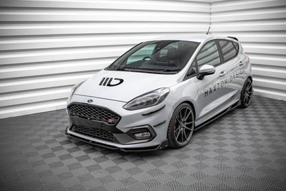Verlängerung Motorhaube passend für Ford Fiesta Standard/ ST-Line/ ST schwarz Hochglanz