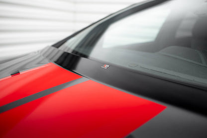 Verlängerung Motorhaube passend für Ford Focus Mk3 / Mk3 FL / ST / RS schwarz Hochglanz