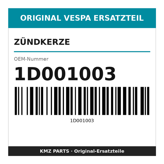 Vespa Zündkerze 1D001003