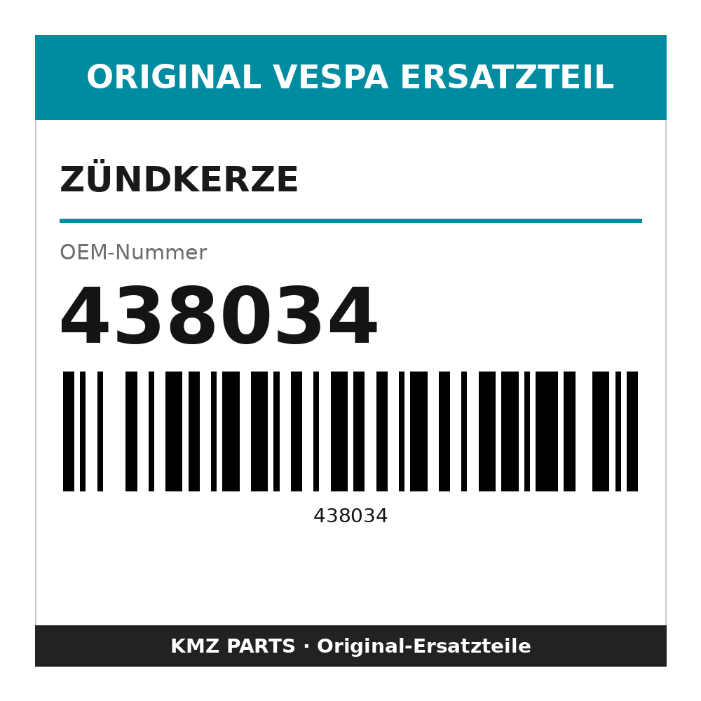Vespa Zündkerze 438034