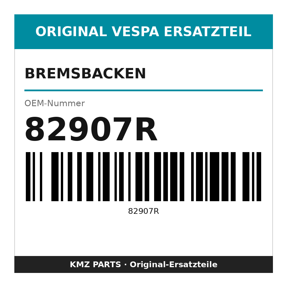Vespa Bremsbacken 82907R