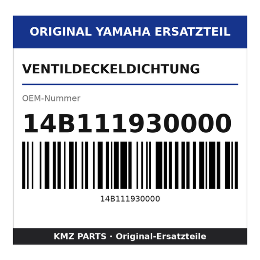 Yamaha Ventildeckeldichtung 14B111930000