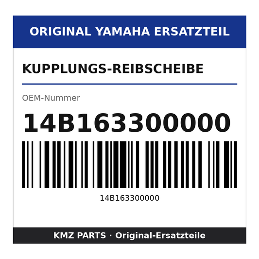 Yamaha Kupplungs-Reibscheibe 14B163300000