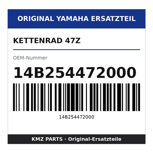 Yamaha Kettenrad 47Z 14B254472000