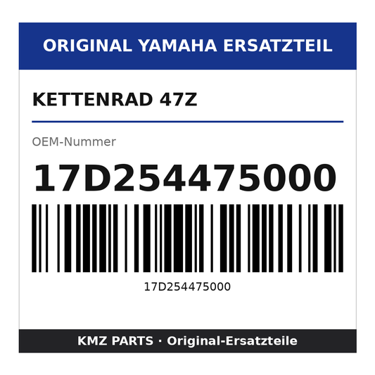 Yamaha Kettenrad 47Z 17D254475000