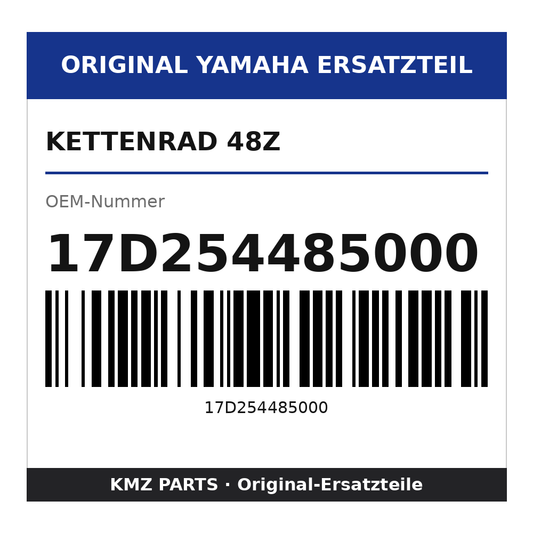 Yamaha Kettenrad 48Z 17D254485000