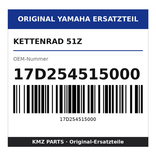 Yamaha Kettenrad 51Z 17D254515000