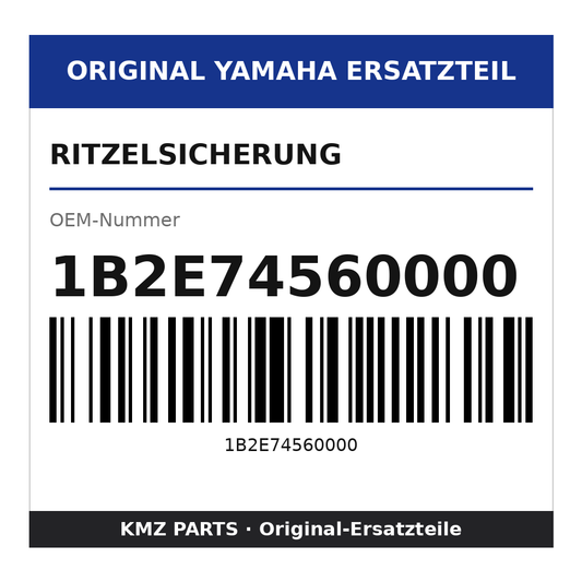 Yamaha Ritzelsicherung 1B2E74560000