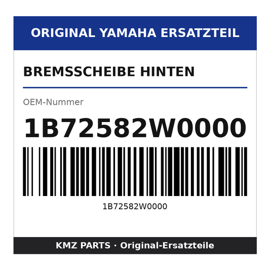 Yamaha Bremsscheibe hinten 1B72582W0000