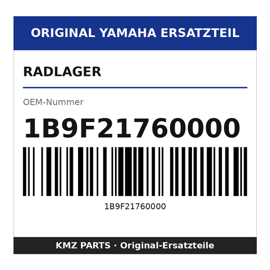 Yamaha Radlager 1B9F21760000