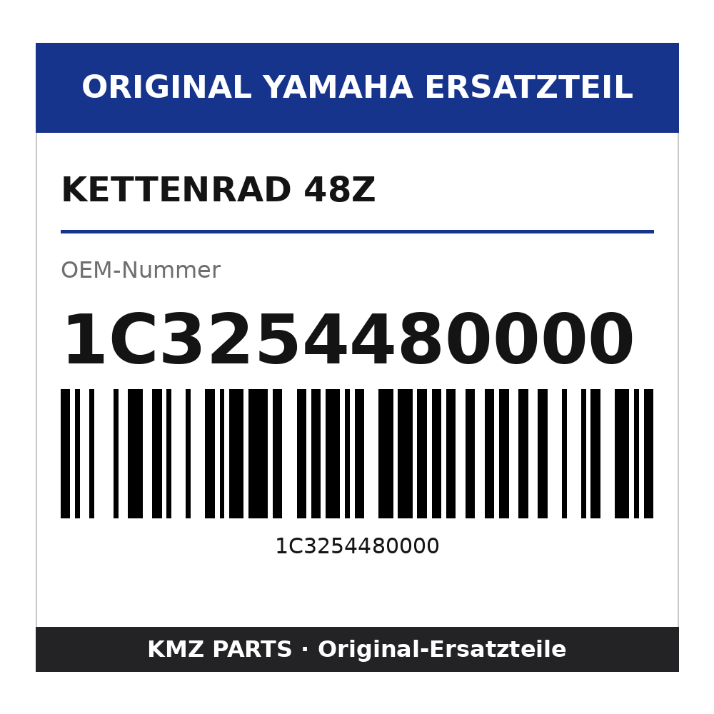Yamaha Kettenrad 48Z 1C3254480000