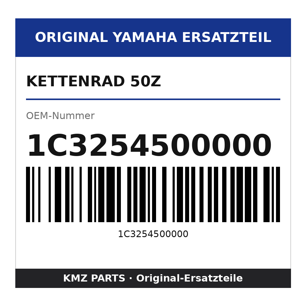 Yamaha Kettenrad 50Z 1C3254500000