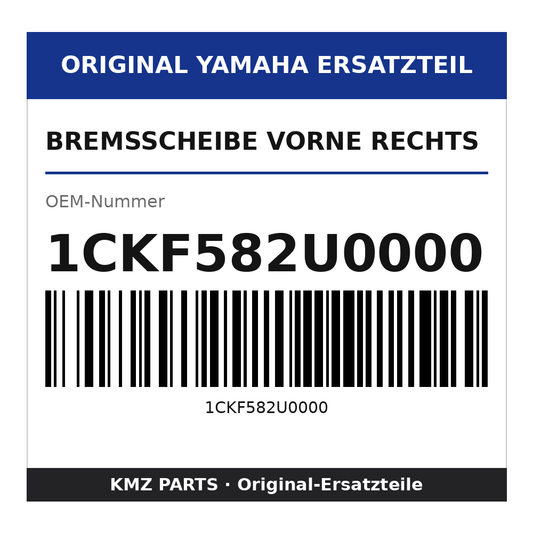 Yamaha Bremsscheibe vorne rechts 1CKF582U0000