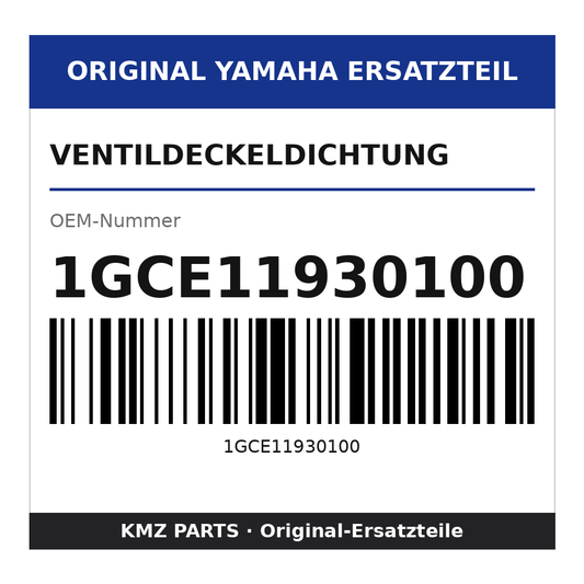 Yamaha Ventildeckeldichtung 1GCE11930100