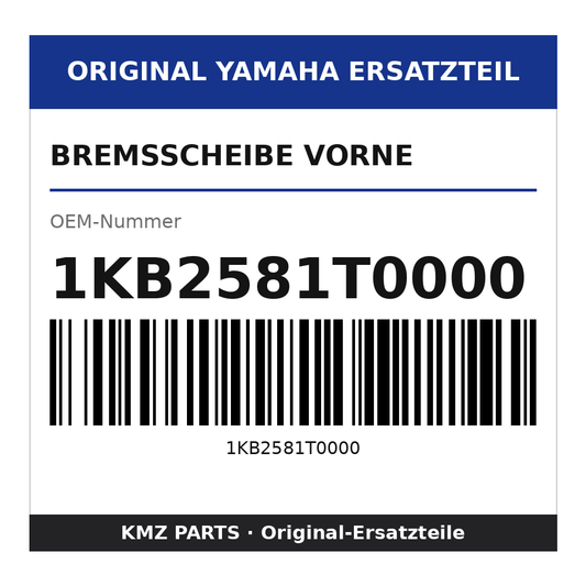 Yamaha Bremsscheibe vorne 1KB2581T0000