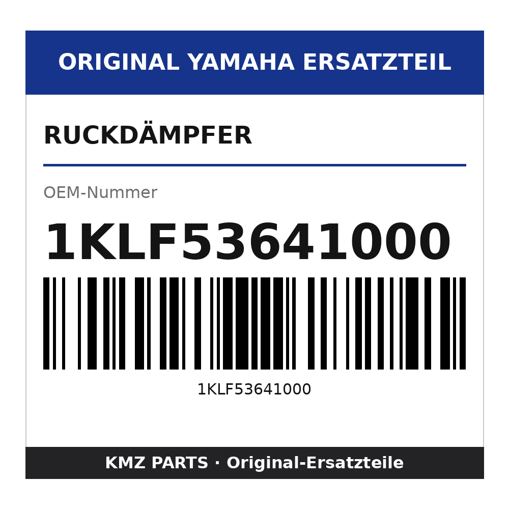 Yamaha Ruckdämpfer 1KLF53641000