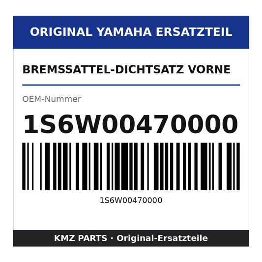 Yamaha Bremssattel-Dichtsatz vorne 1S6W00470000