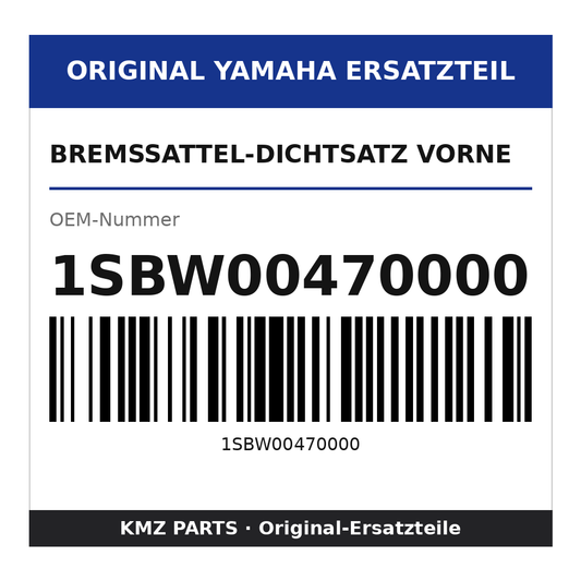 Yamaha Bremssattel-Dichtsatz vorne 1SBW00470000