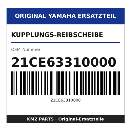 Yamaha Kupplungs-Reibscheibe 21CE63310000