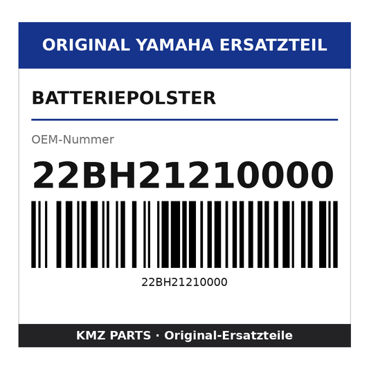Yamaha Batteriepolster 22BH21210000