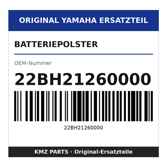 Yamaha Batteriepolster 22BH21260000