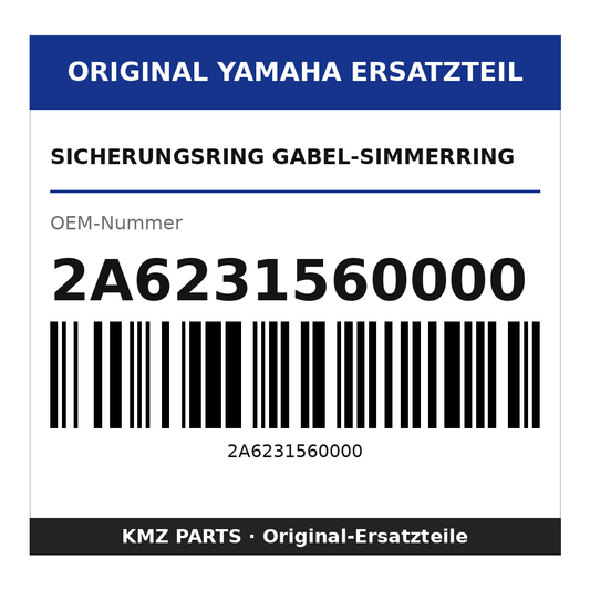 Yamaha Sicherungsring Gabel-Simmerring 2A6231560000