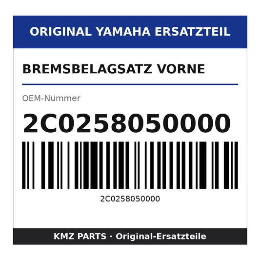 Yamaha Bremsbelagsatz vorne 2C0258050000