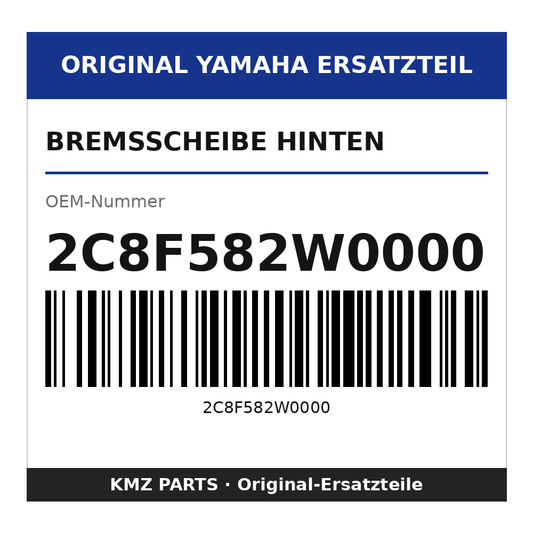Yamaha Bremsscheibe hinten 2C8F582W0000