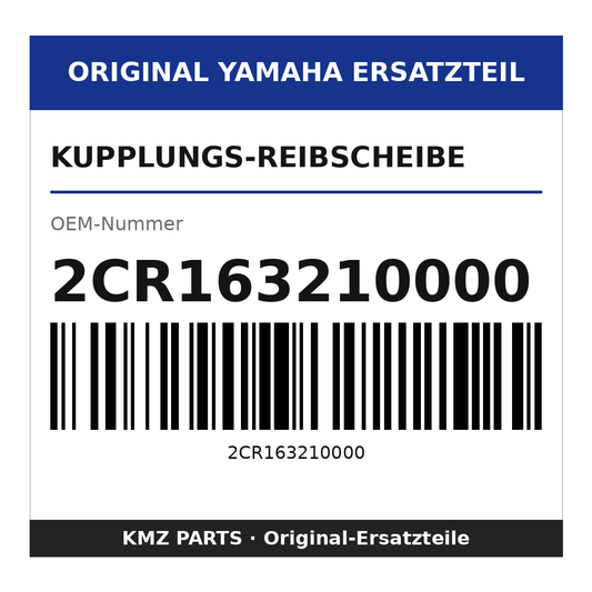 Yamaha Kupplungs-Reibscheibe 2CR163210000