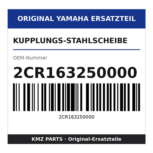 Yamaha Kupplungs-Stahlscheibe 2CR163250000