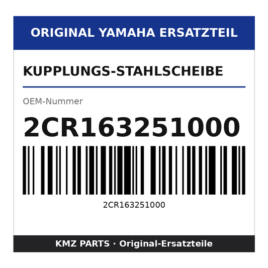 Yamaha Kupplungs-Stahlscheibe 2CR163251000