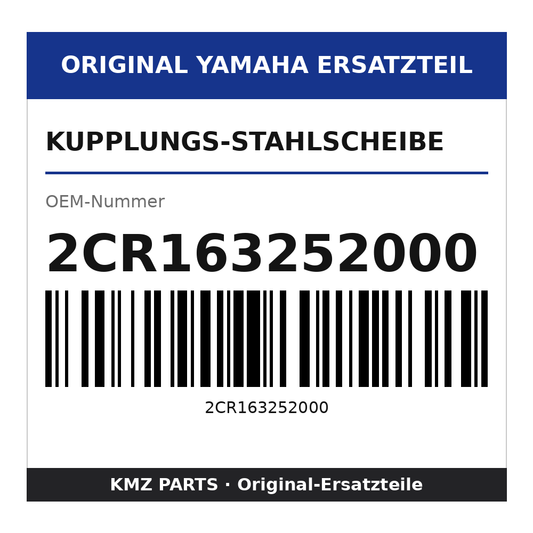Yamaha Kupplungs-Stahlscheibe 2CR163252000