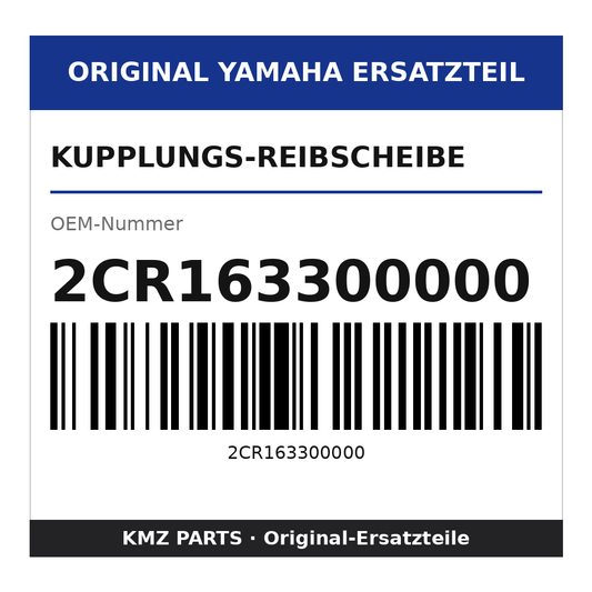Yamaha Kupplungs-Reibscheibe 2CR163300000