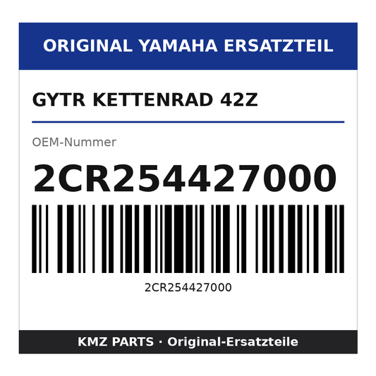 Yamaha GYTR Kettenrad 42Z 2CR254427000