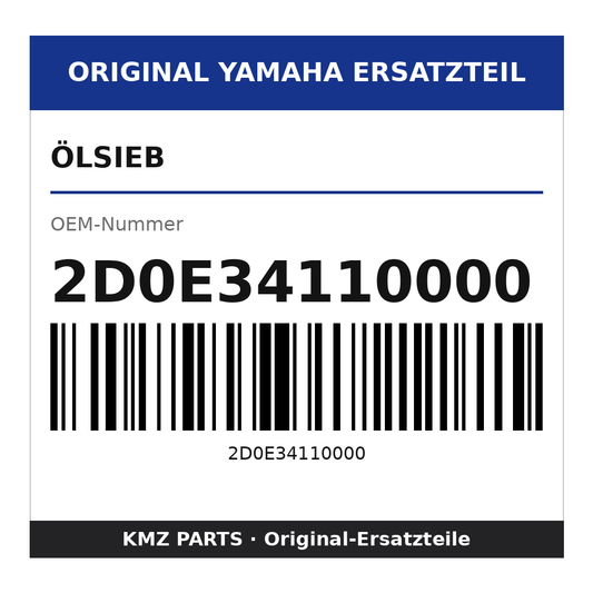 Yamaha Ölsieb 2D0E34110000
