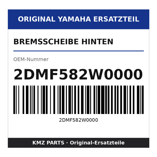 Yamaha Bremsscheibe hinten 2DMF582W0000
