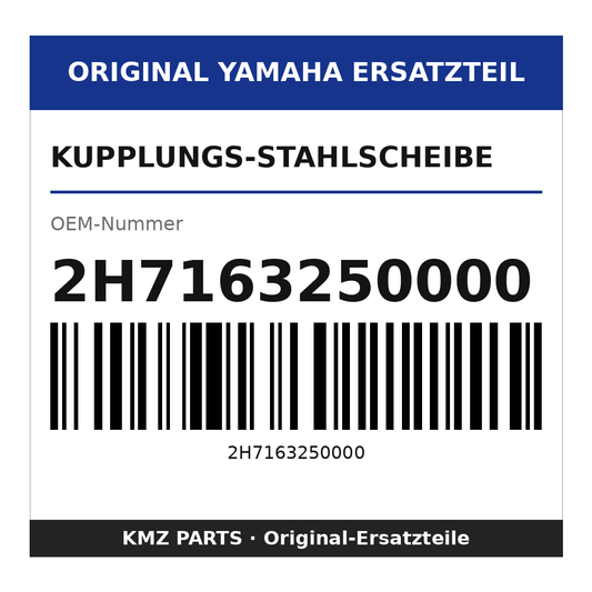 Yamaha Kupplungs-Stahlscheibe 2H7163250000