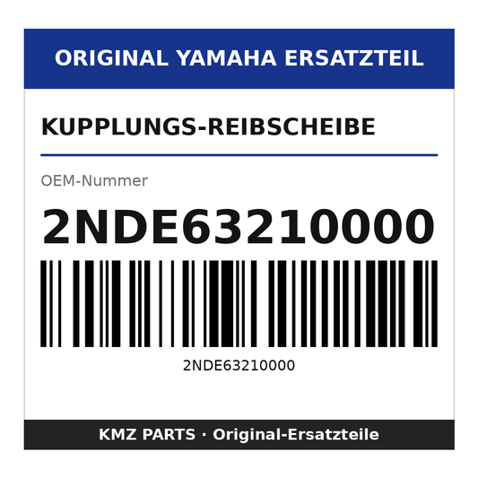 Yamaha Kupplungs-Reibscheibe 2NDE63210000