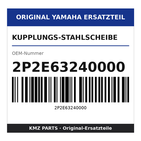 Yamaha Kupplungs-Stahlscheibe 2P2E63240000