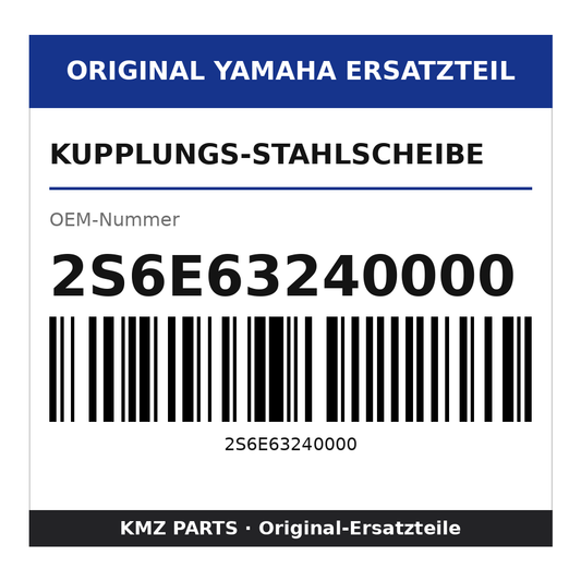 Yamaha Kupplungs-Stahlscheibe 2S6E63240000