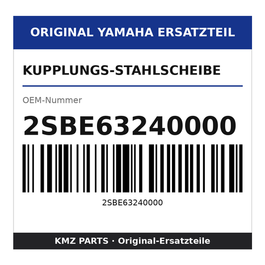 Yamaha Kupplungs-Stahlscheibe 2SBE63240000