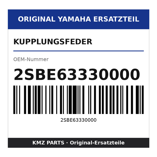 Yamaha Kupplungsfeder 2SBE63330000